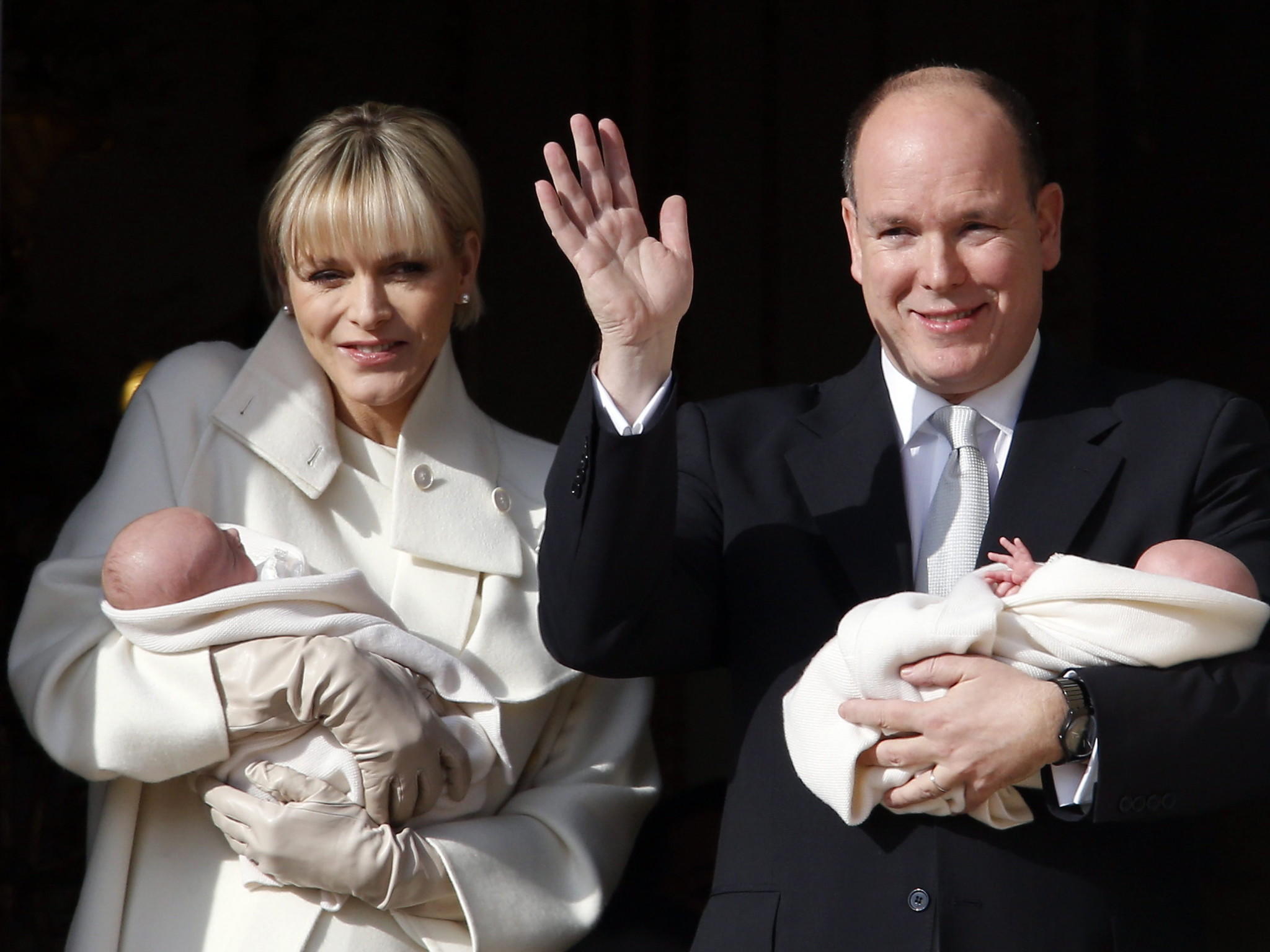 Monaco Zwillinge Charlene Fürst Albert Monaco Zwillinge Charlene Fürst Albert