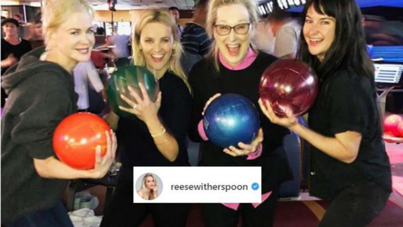 Meryl Streep: Party mit Big Little Lies-Cast Meryl Streep: Party mit Big Little Lies-Cast