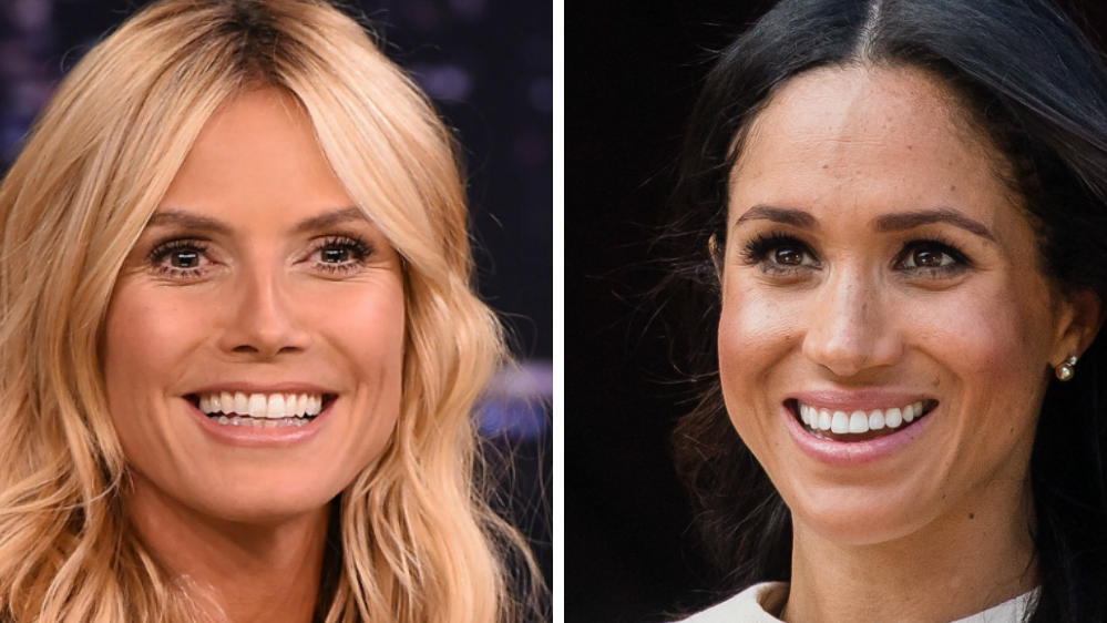 Post von Herzogin Meghan: Heidi Klum zeigt persönliches Geschenk Heidi Klum und Hezogin Meghan haben etwas gemeinsam