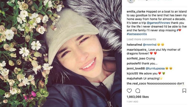 Emilia Clarke: So schwer fällt ihr der Abschied von "Game of Thrones" Emilia Clarke: Abschied von Westeros