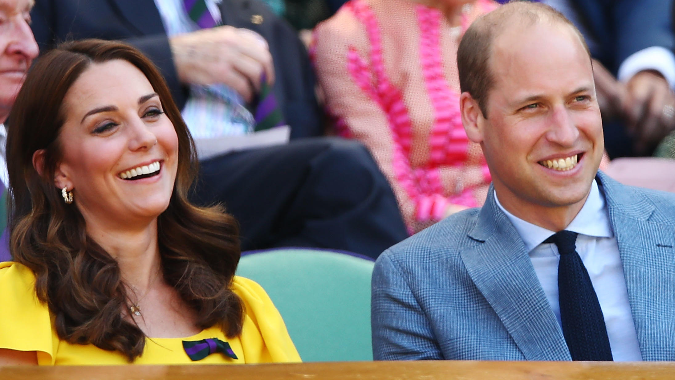 Herzogin Kate: Strahlend schöner Hingucker beim Wimbledon-Turnier Herzogin Kate und Prinz William in Wimbledon