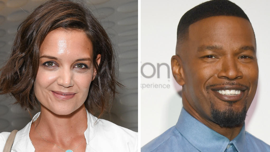 Katie Holmes und Jamie Foxx knutschen verliebt am Strand Katie Holmes und Jamie Foxx