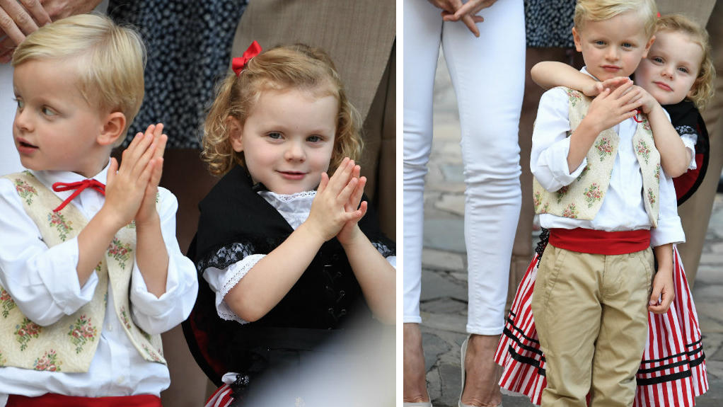 Mini-Fürsten Jacques und Gabriella von Monaco stehen bei Sommerpicknick im Mittelpunkt Prinz Jacques und Prinzessin Gabriella von Monaco