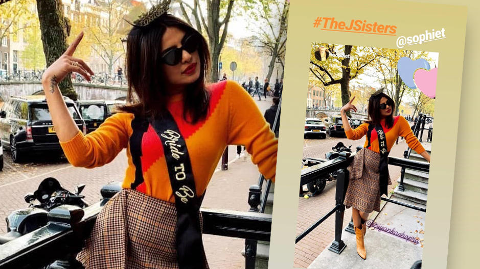 Mit Bald-Schwägerin Sophie Turner: Priyanka Chopra feiert Bachelorette-Party in Amsterdam #The JSisters: Schauspielerinnen Priyanka Chopra und Sophie Turner sind bald Schwägerinnen. Zusammen feiern sie Priyanka Junggesellinnenabschied in Amsterdam.