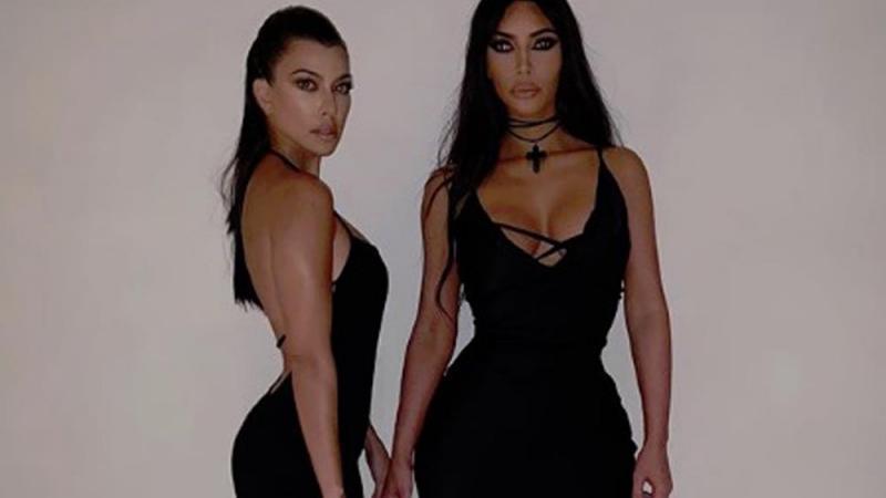 Kim und Kourtney: Passende Schwestern-Outfits Kim und Kourtney: Passende Schwestern-Outfits