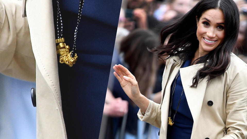 Herzogin Meghan macht Gavins (6) Nudelketten berühmt Meghan Markle