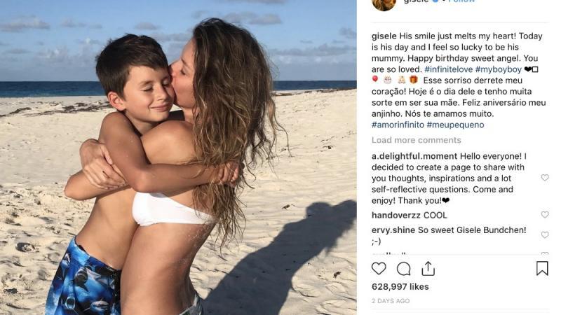 Gisele Bündchen: Mutter zu sein fühlt sich gut an Gisele Bündchen: Mutter zu sein fühlt sich gut an