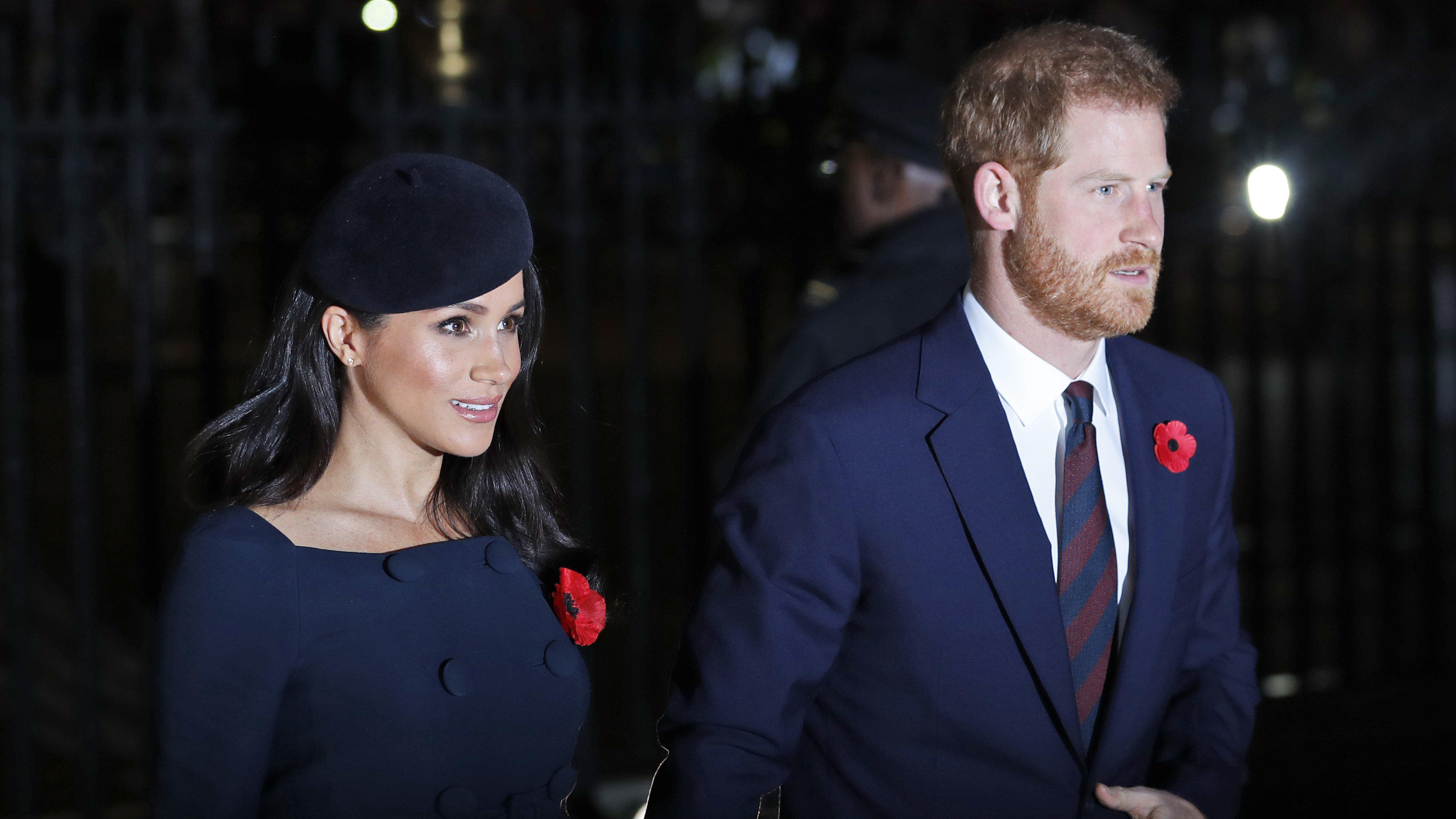 Herzogin Meghan: Kürt sie das "TIME Magazine" zur Person des Jahres? 11.11.2018, Großbritannien, London: Der britische Prinz Harry, Herzog von Sussex, und seine Frau Meghan, Herzogin von Sussex, kommen zur Westminster Abbey, um an einem Gedenkgottesdienst zum Ende des Ersten Weltkrieges teilzunehmen. Vor 100 Jahren, a