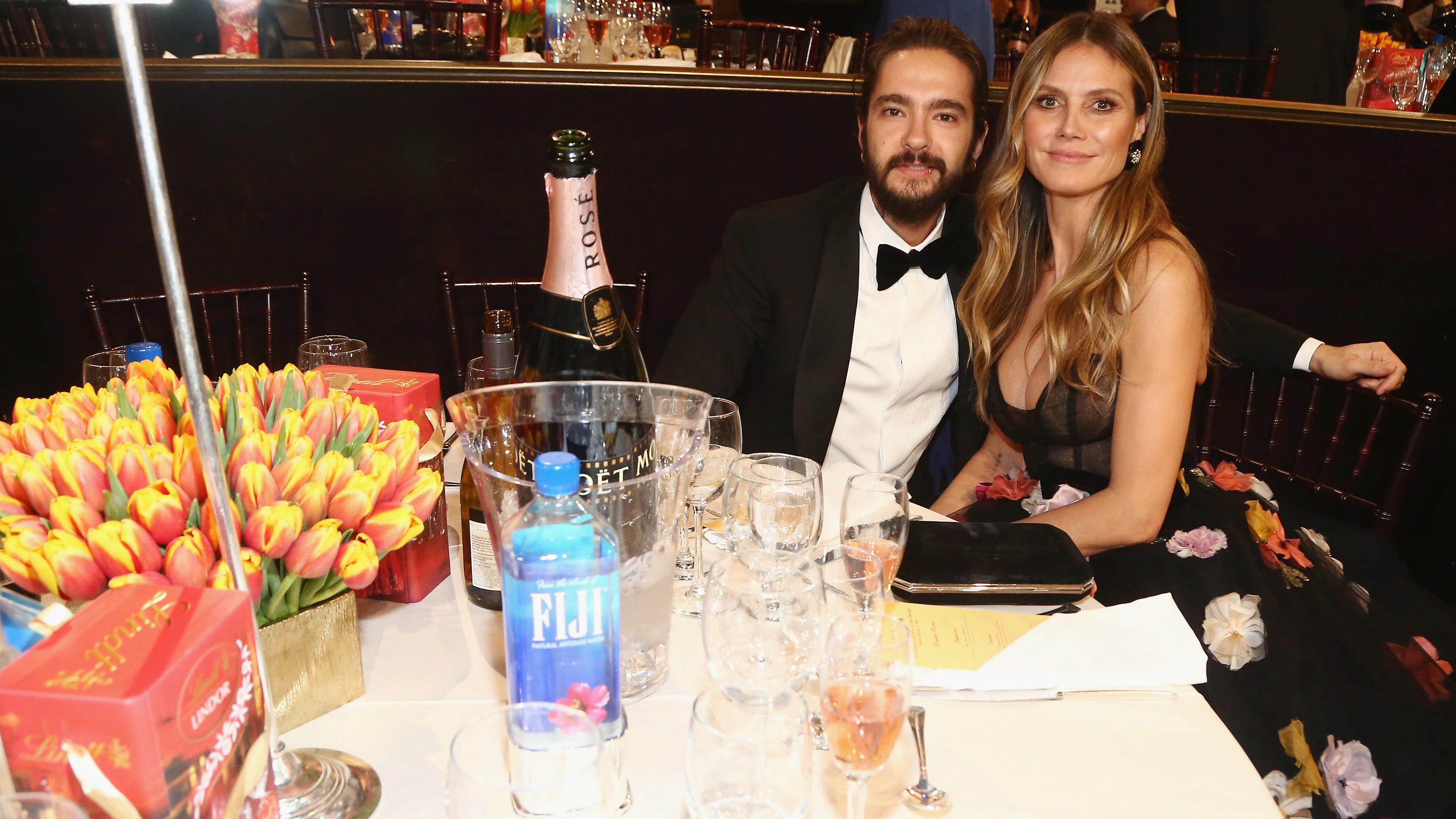 Heidi Klum & Tom Kaulitz schlagen "Golden Globes"-Gäste mit Dauer-Geturtel in die Flucht Tom Kaulitz und Heidi Klum bei der "Golden Globe"-Verleihung am 6. Januar 2019.