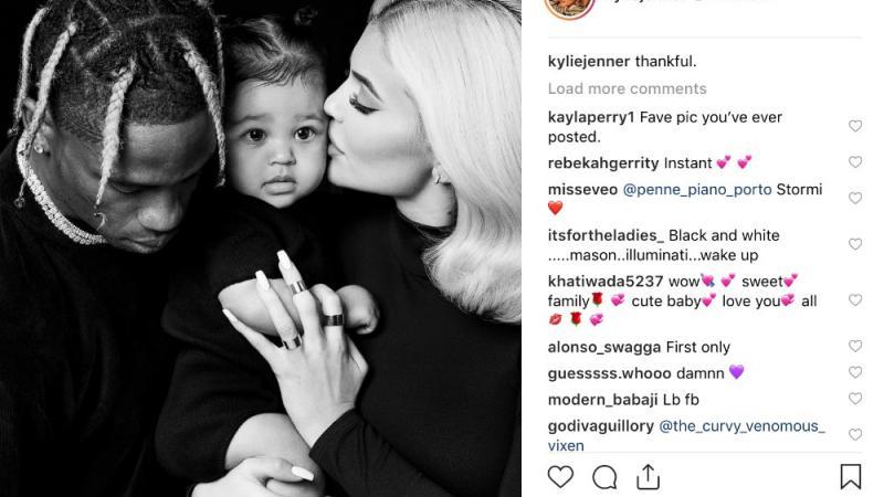 Verwöhn-Daddy Travis Scott schenkt Baby Stormi (1) Diamant-Kette Travis Scott: Verwöhn-Daddy