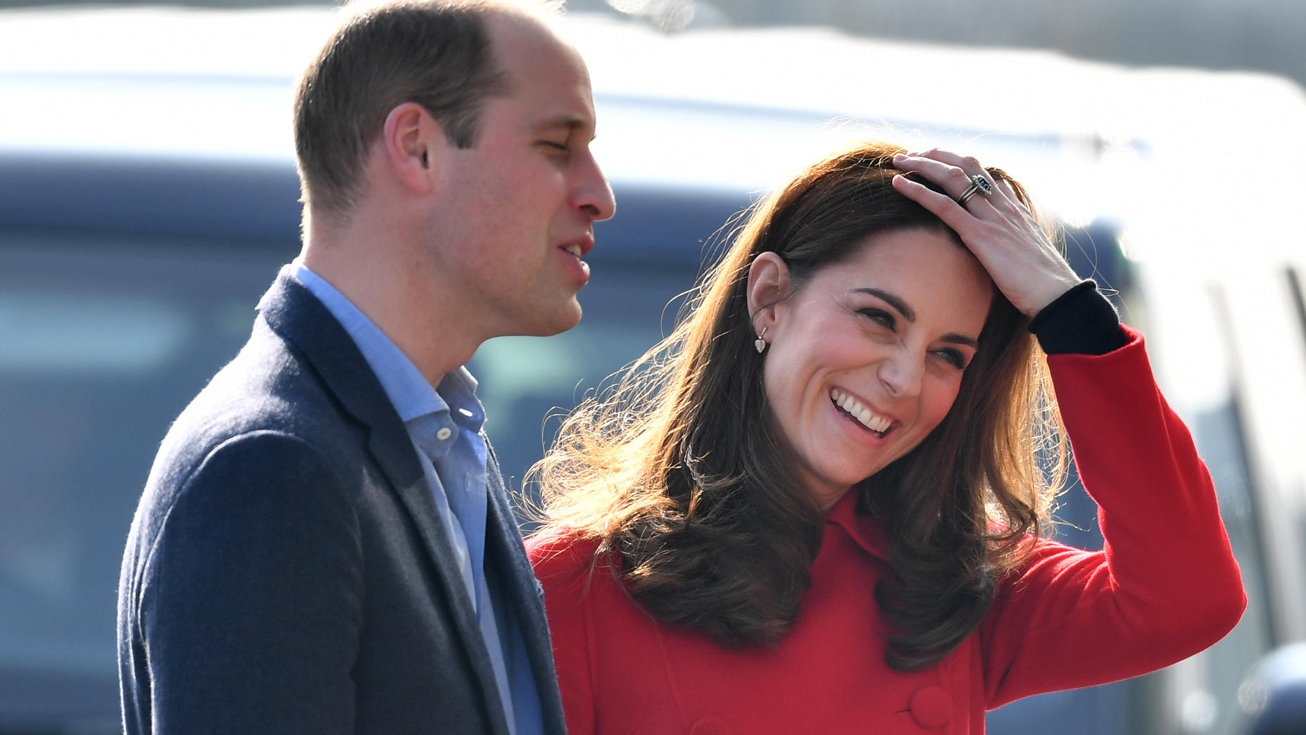 Herzogin Kate und Prinz William feiern Party zu Ehren der jungen Nordiren Prinz William und Herzogin Kate