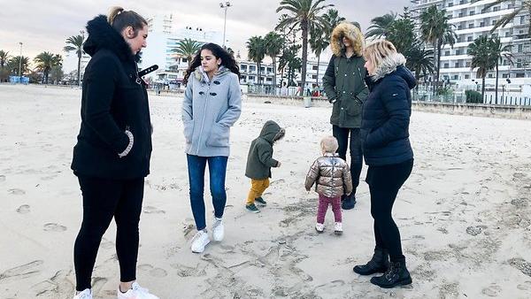 Jens Büchner: Schwer gezeichnet bei seinem letzten Auftritt Für Jens Angehörige Joelina, Jada, Diego, Jenna, Volkan (hinten) und Daniela (v.l.) steht die Welt still.