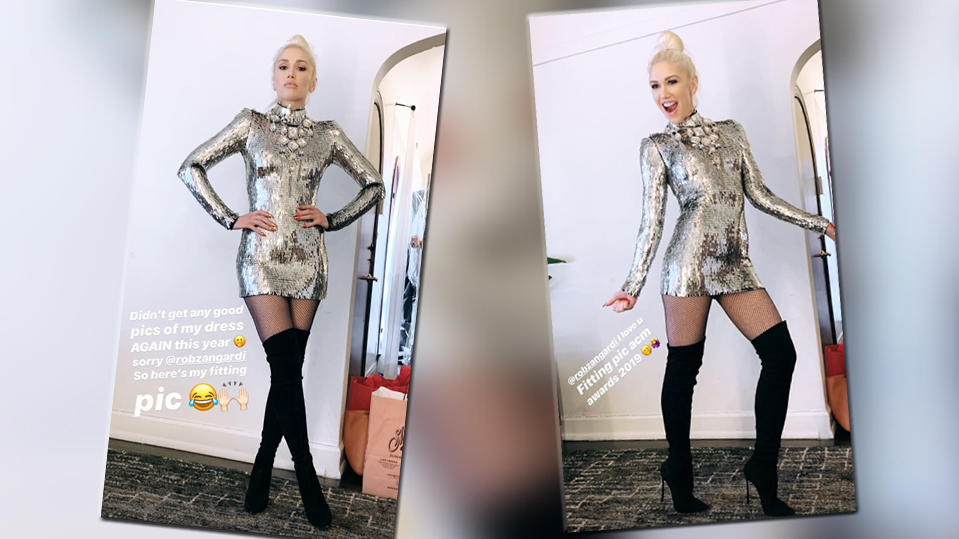 In diesem Diskokugel-Dress verzaubert Gwen Stefani auf den ACM Awards Gwen Stefani präsentiert ihren Followern den Look, den sie bei den ACM Awards trug.