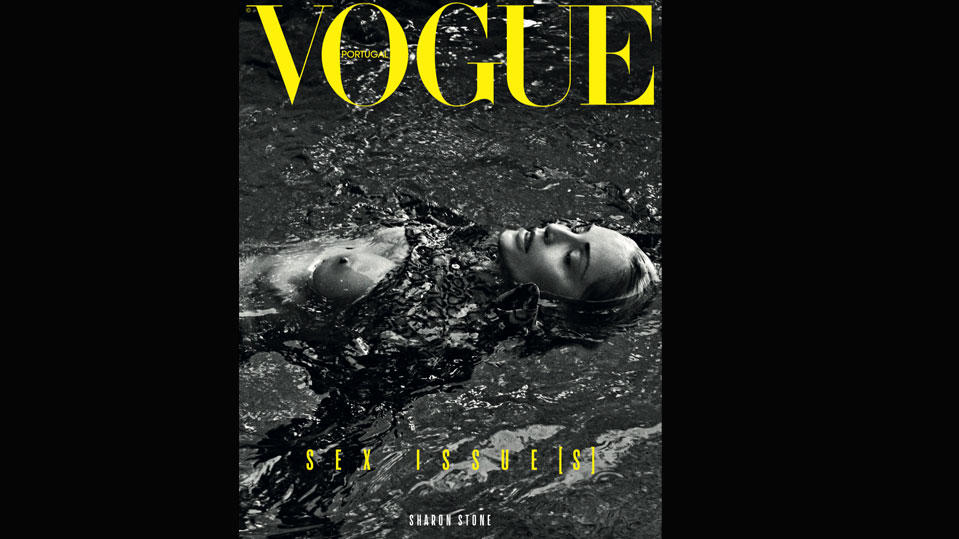 Sharon Stone: Sexy Shooting für die "Vogue" Portugal Wow! Sharon Stone in der Mai-Ausgabe der "Vogue" Portugal.