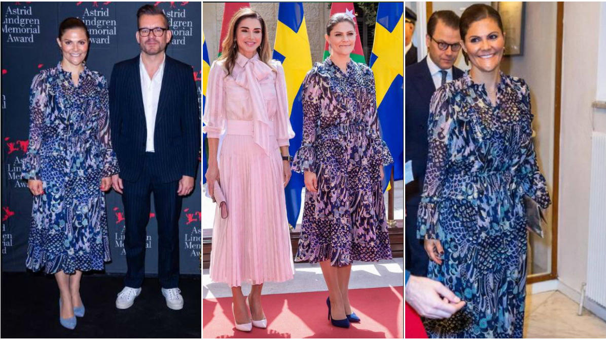 Ist dieses Kleid Kronprinzessin Victorias Lieblings-Outfit? Bereits zu drei Anlässen trug Kronprinzessin Victoria dasselbe Kleid