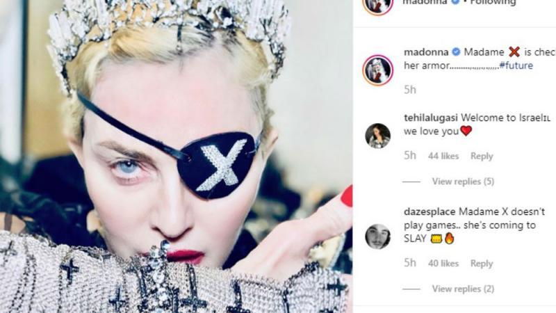 Madonna postet das 'Portrait einer Lady' Madonna postet das 'Portrait einer Lady'