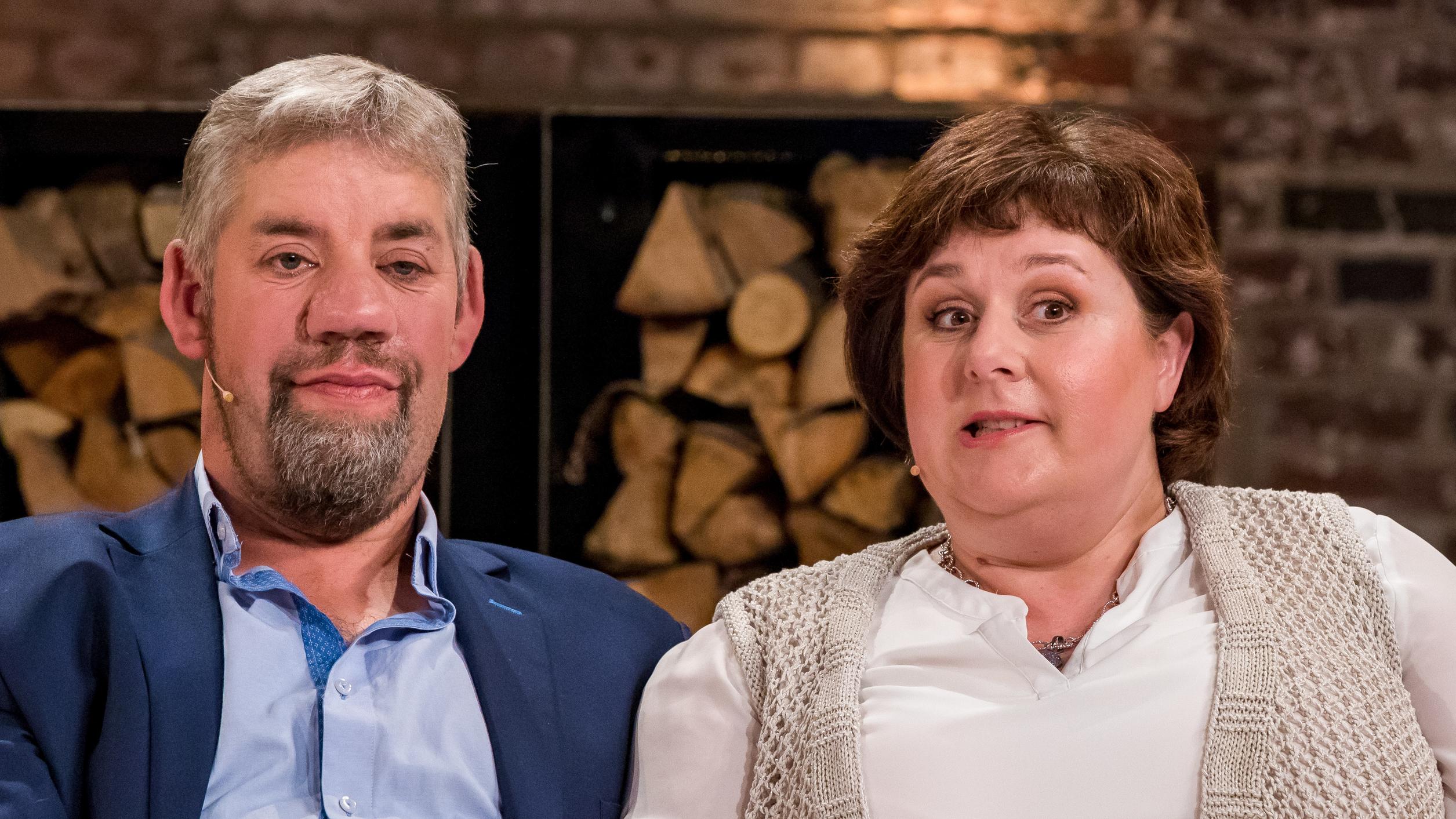 "Starke Schmerzen!" Kult-Bäuerin Iris Abel hat eine Rippenverletzung Iris und Uwe Abel
