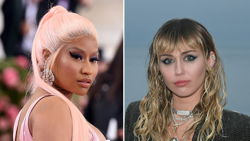 Zoff mit Miley Cyrus: Nicki Minaj schießt zurück Nicki Minaj und Miley Cyrus