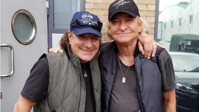 Brian Johnson und Joe Walsh sollen gemeinsam an neuer Musik arbeiten Brian Johnson und Joe Walsh: Zusammenarbeit im Studio