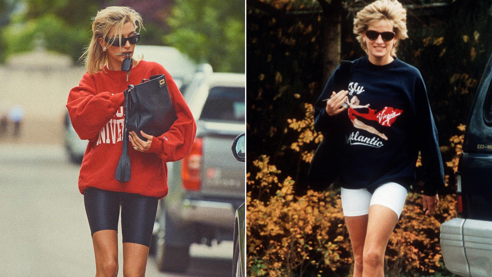 Hailey Bieber nimmt sich Lady Diana als Style-Vorbild Hailey Bieber auf den Spuren von Prinzessin Diana