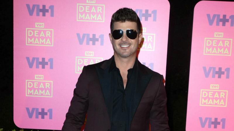 Robin Thicke: Autounfall Robin Thicke: Autounfall