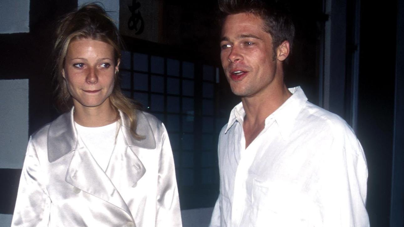 Brad Pitt und Ellen DeGeneres teilen die gleiche Ex-Freundin Partnerlook in weiß: Gwyneth Paltrow und Brad Pitt zeigen sich 1995 bei der Filmpremiere zu "Oblivion".