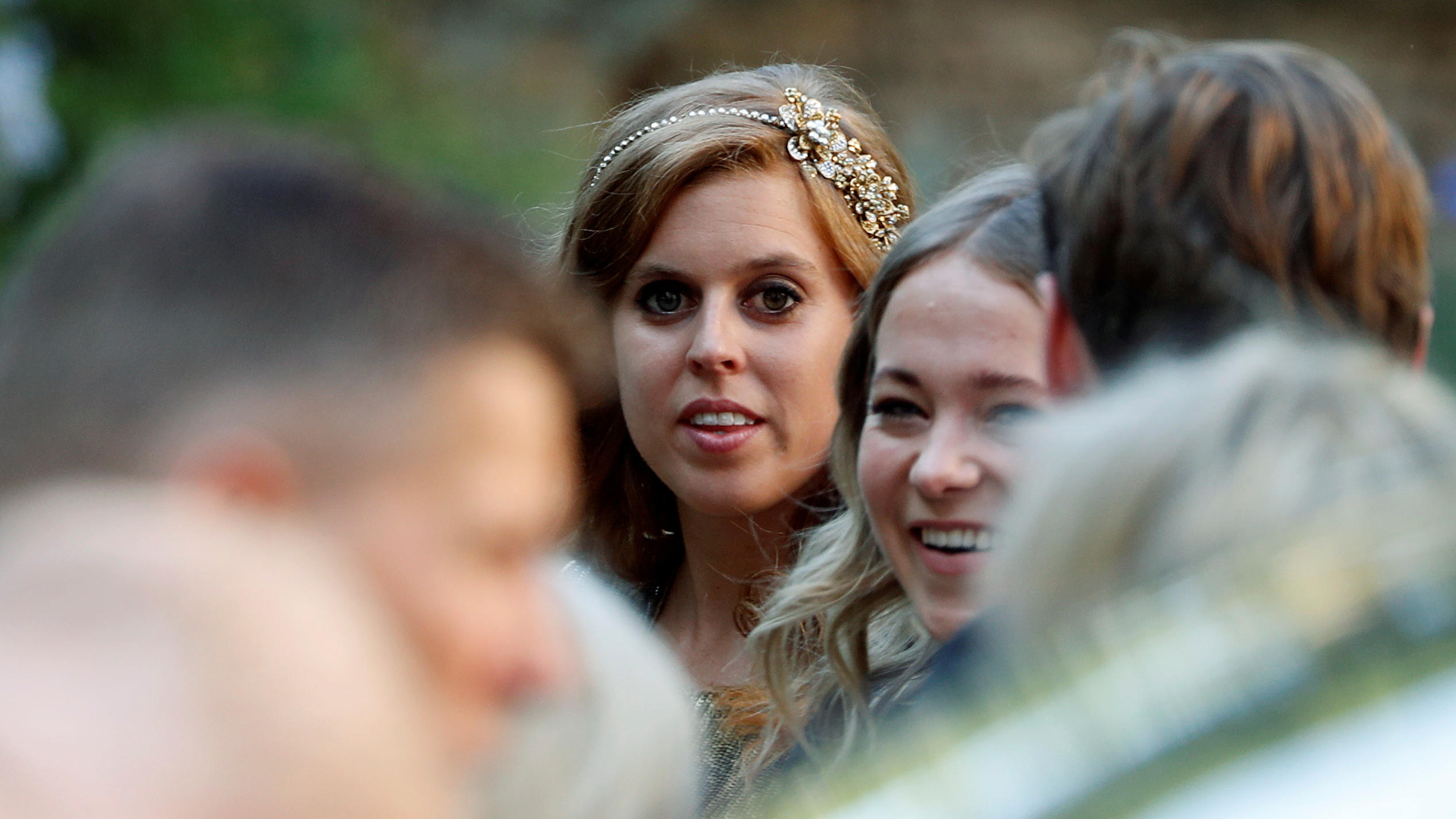 Prinz Harry und Herzogin Meghan: Kommen auf Misha Nonoos Hochzeit an Princess Beatrice of York arrives to attend the wedding of fashion designer Misha Nonoo at Villa Aurelia in Rome, Italy, September 20, 2019. REUTERS/Yara Nardi