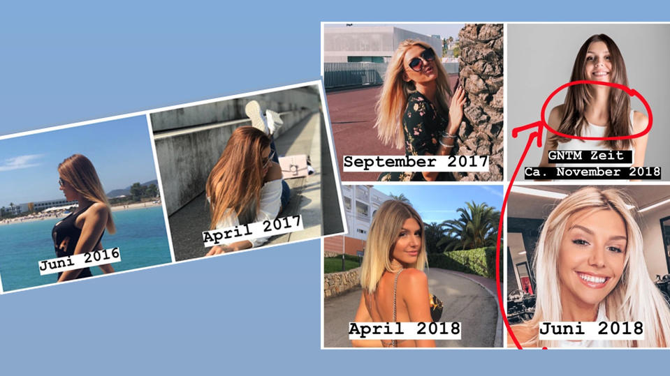 Gerda Lewis: So anders sieht die „Bachelorette“ ohne Extensions aus Gerdas Haare im Wandel der Zeit.