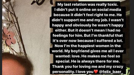 GNTM-Model Trixi Giese ist frisch verliebt Trixi Gieses Insta-Post