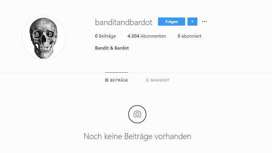 Miley Cyrus & Cody Simpson: Gründen sie eine gemeinsame Rockband? Der Instagram-Account Bandit & Bardot