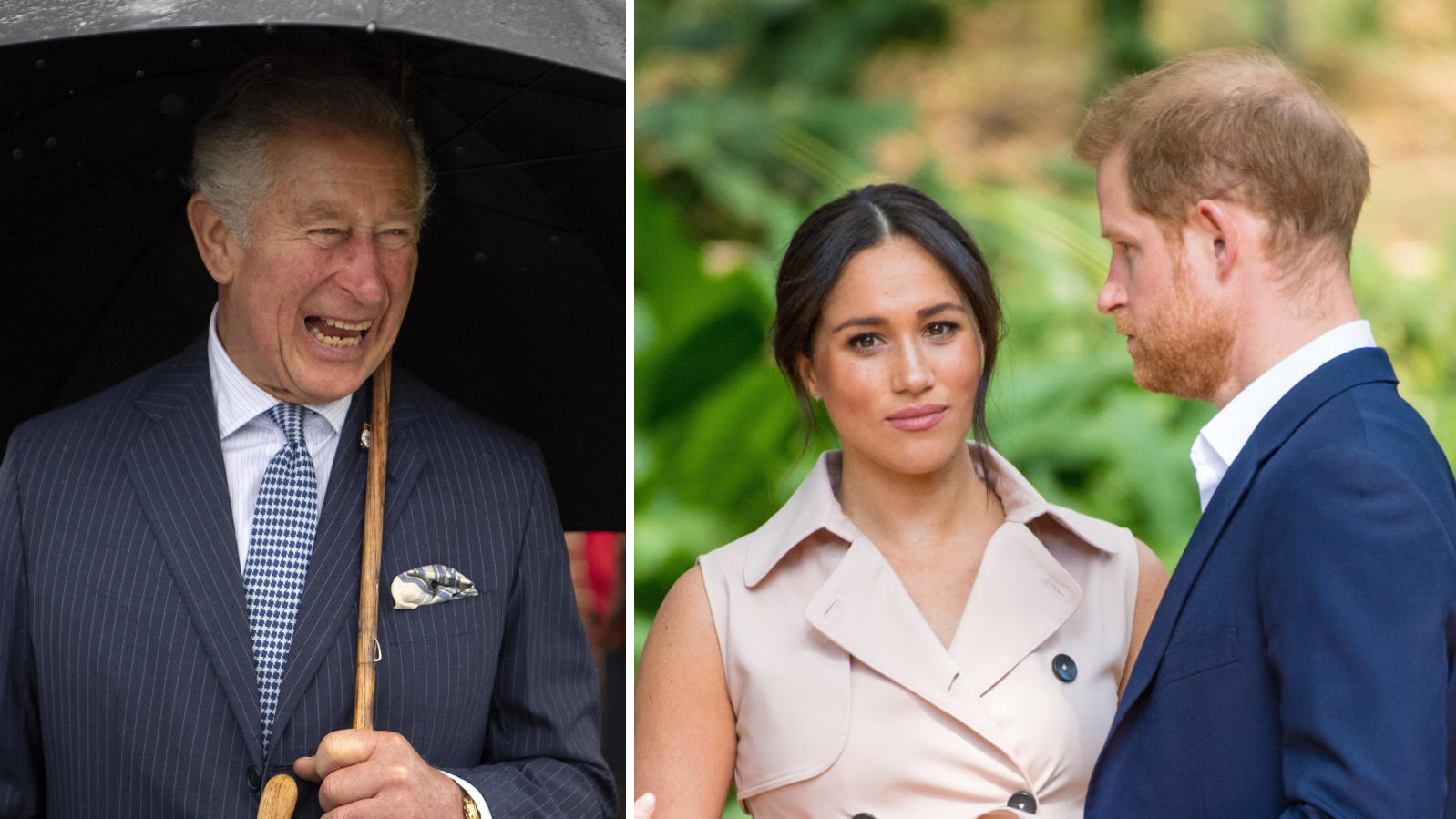 Megxit eskaliert: Streicht Charles Prinz Harry & Herzogin Meghan das royale Gehalt? Prinz Charles, Herzogin Meghan und Prinz Harry