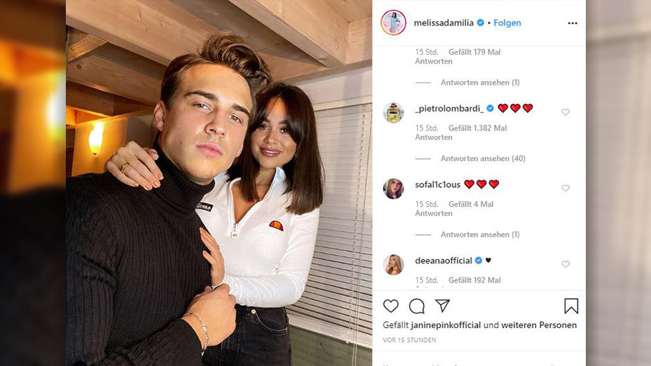 Nach "Love Island"-Melissas Liebes-Outing: So kommentiert Ex-Flirt Pietro Lombardi Pietros Glückwünsche