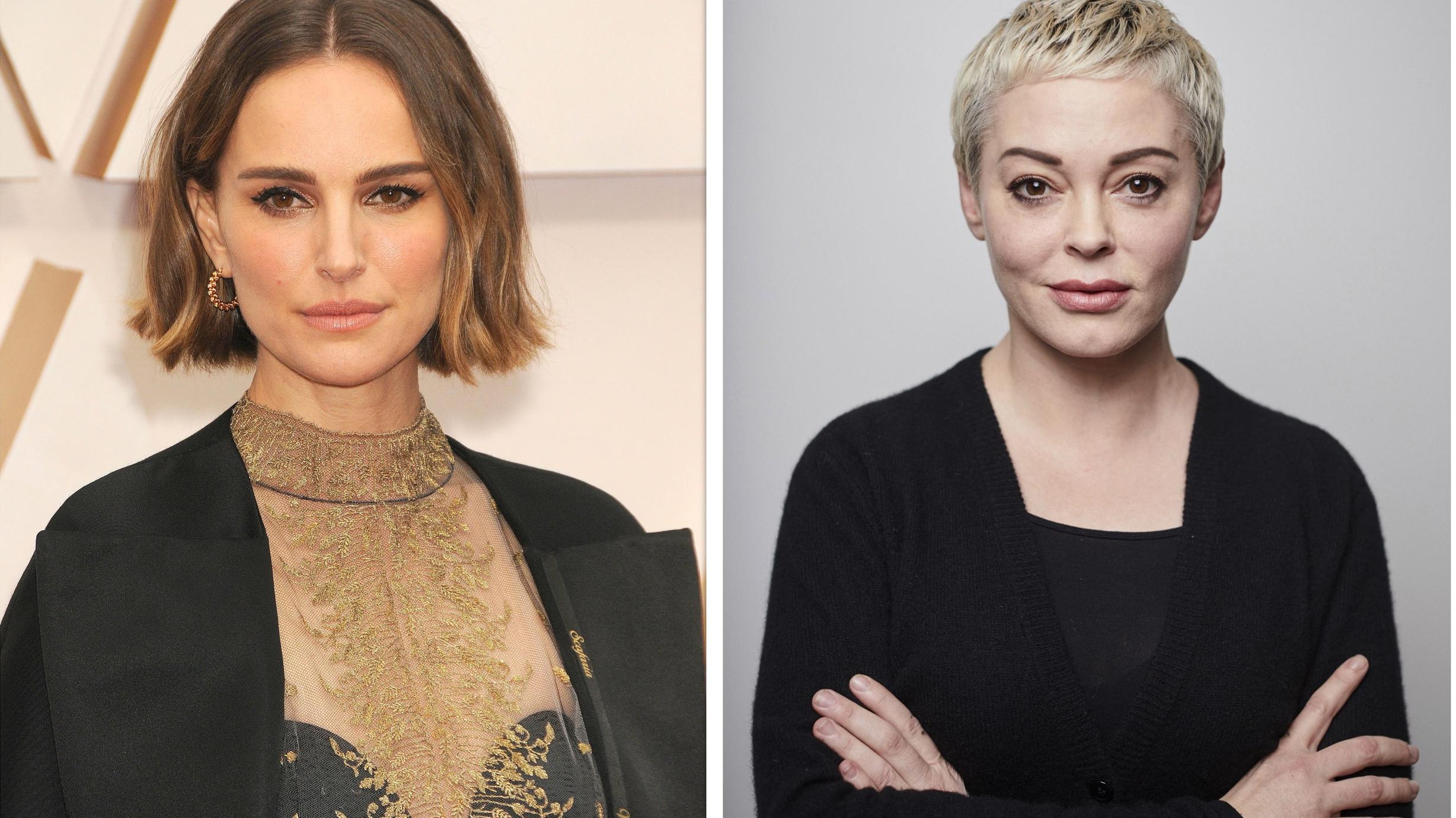 Natalie Portman reagiert auf Rose McGowans Kleid-Kritik Natalie Portman und Rose McGowan sind sich gerade nicht grün