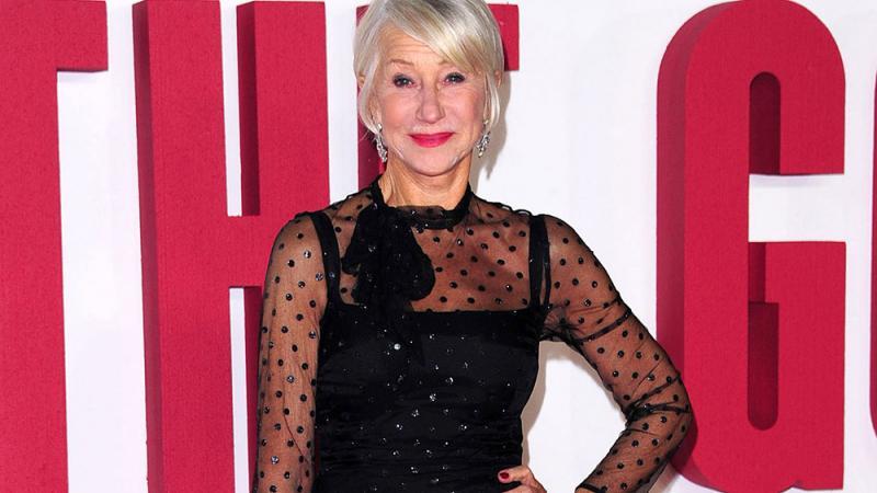 Helen Mirren steht zu ihrer grauen Haarpracht Helen Mirren steht zu ihrer grauen Haarpracht