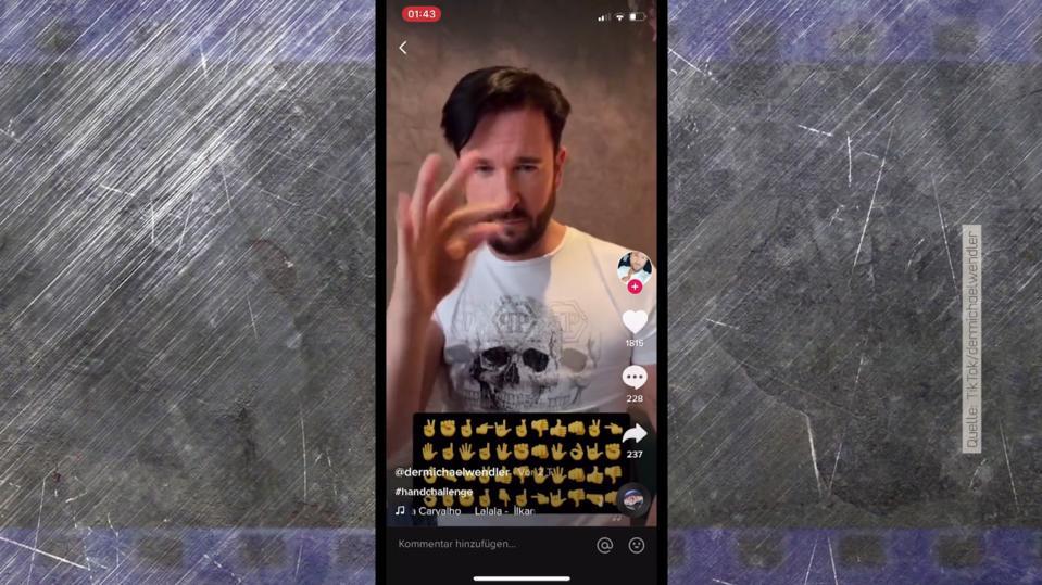 Michael Wendler versucht sein Glück bei TikTok Michael Wendler bei TikTok