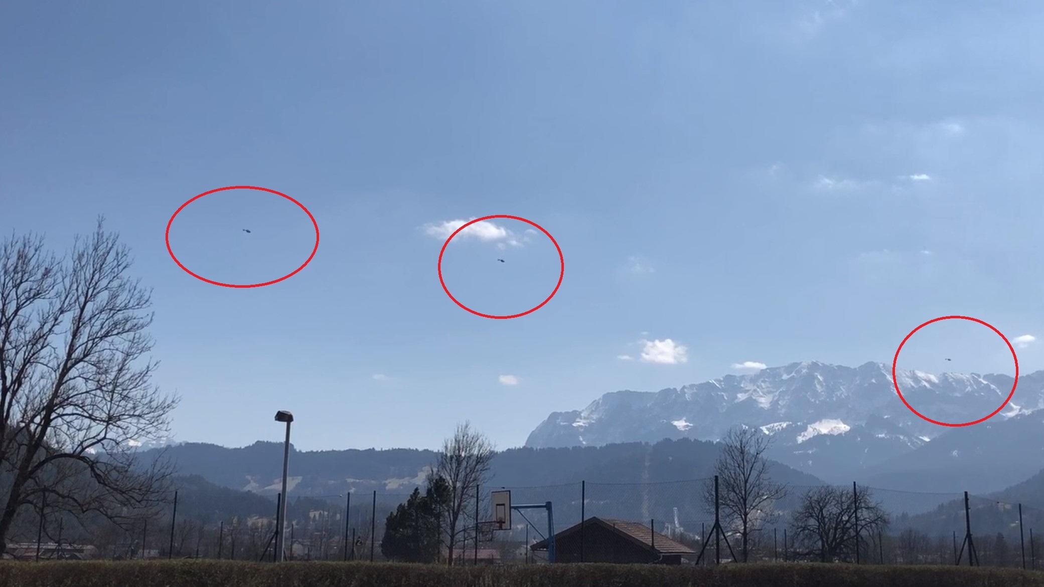 Versteckspiel um Thailands König: Könnte Maha Vajiralongkorn zurück in Deutschland sein? Unsere RTL-Reporterin entdeckte insgesamt 4 Helikopter am Himmel in Garmisch-Partenkirchen. Gehörten sie zum Thai-König?