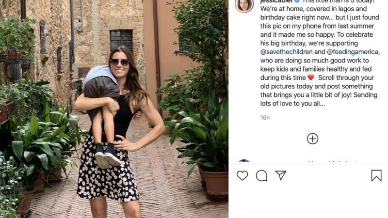 Jessica Biels Spenden am Geburtstag ihres Sohnes Jessica Biels Spenden am Geburtstag ihres Sohnes