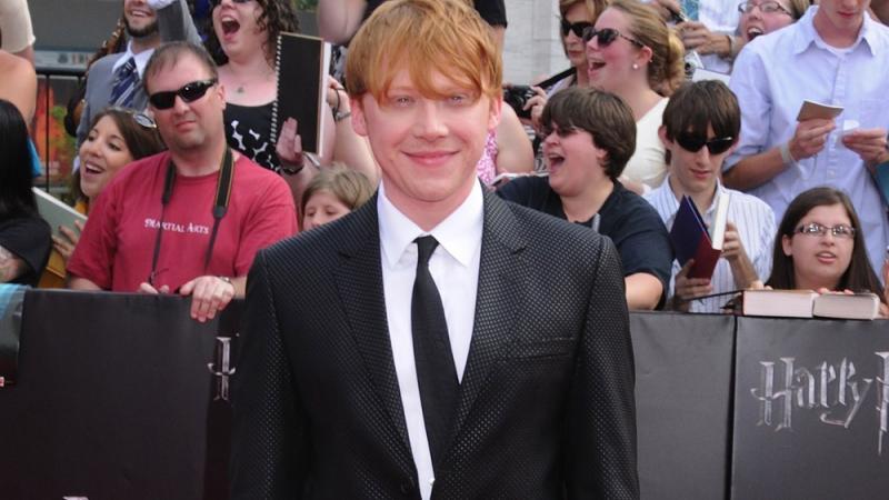 Rupert Grint lobt Hebamme Rupert Grint lobt Hebamme