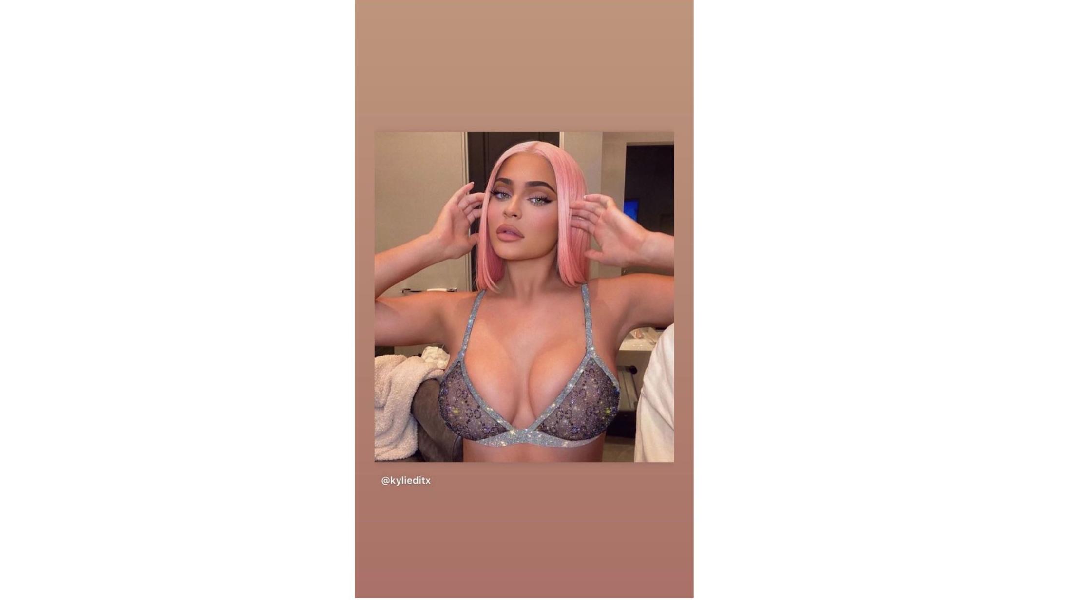 Hat Kylie Jenner jetzt etwa pinke Haare? Kylie Kenner pinke Haare