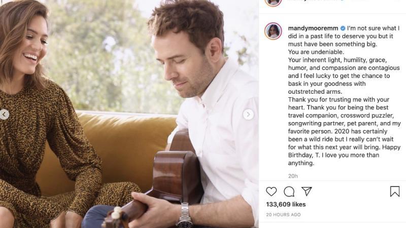 Mandy Moore: Rührender Post für ihren Mann Mandy Moore: Rührender Post für ihren Mann
