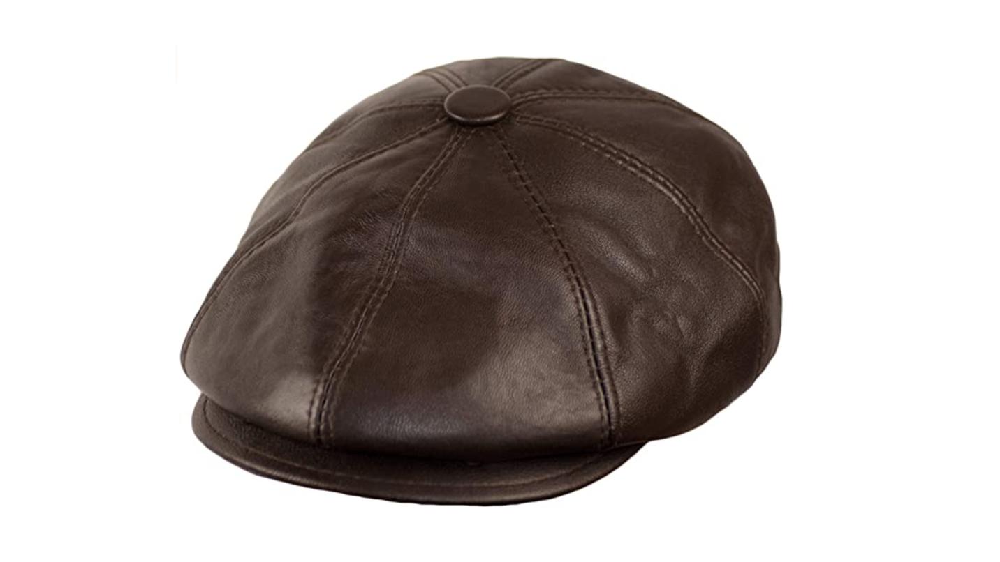 Warum Männer jetzt wieder Schiebermützen tragen Ballonmütze aus Leder.
