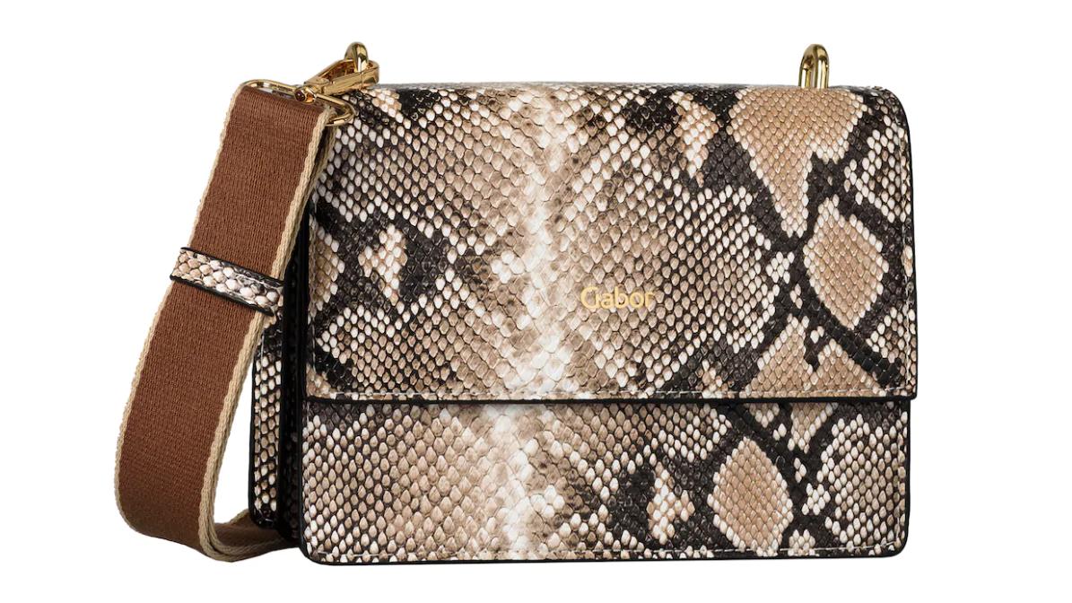 Nicht verpassen: Diese Handtaschen dominieren die Laufstege Schlangenmuster Mini-Tasche von Gabor.