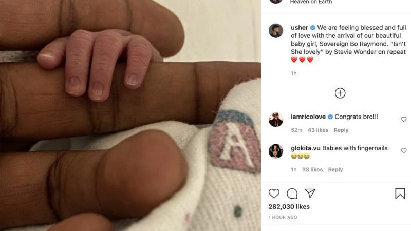 Usher ist wieder Papa! Usher ist wieder Papa!