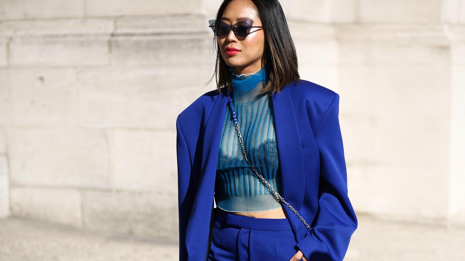 Blazer: Diese 3 Pieces sind echte Kombinations-Wunder Bloggerin Aimee Song trägt einen Oversize-Blazer.