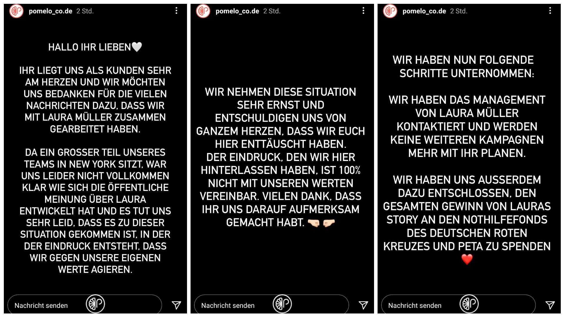 Laura Müller: Nächster Werbepartner zieht die Reißleine - diesmal nicht wegen dem Wendler Mit diesem Statement verabschiedete sich das Unternehmen von Laura Müller