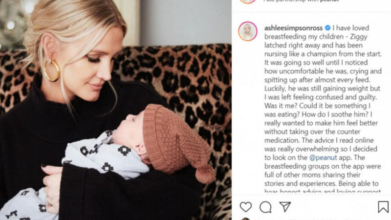 Ashlee Simpson: Das Stillen ihres Babys war eine Herausforderung Ashlee Simpson: Das Stillen ihres Babys war eine Herausforderung