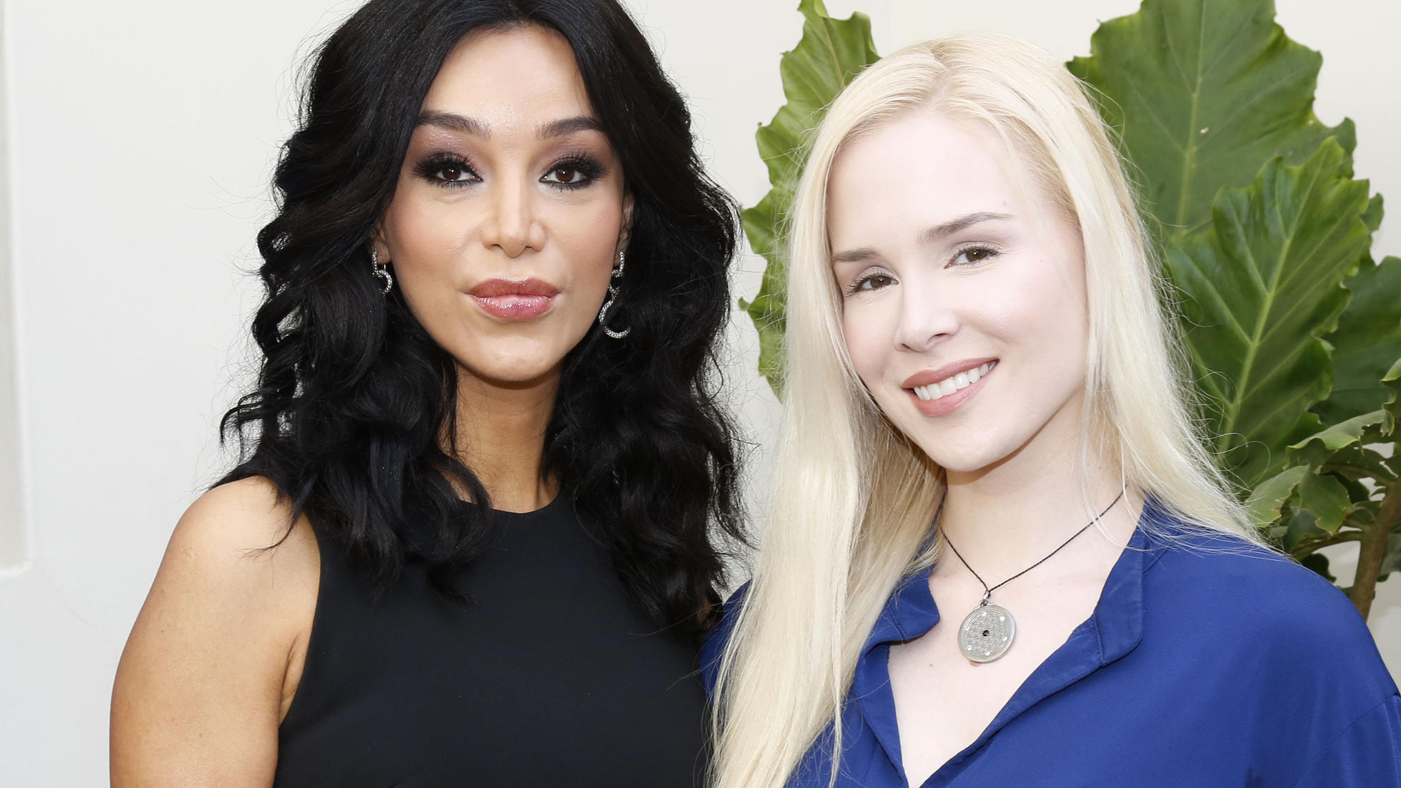 Lippen-Fail: Verona gesteht Notlüge - zum Schutz ihres Arztes Verona Pooth und Ariane Sommer beim Empfang zu Ehren der deutschen Oscar-Nominierten 2016 in Los Angeles.