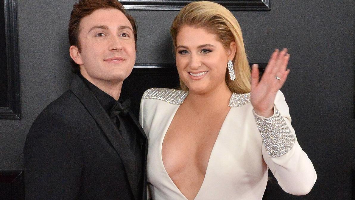 Sängerin Meghan Trainor ist zum ersten Mal Mama geworden Daryl Sabara and Meghan Trainor arrive for the 61st annual Grammy Awards held at Staples Center in Los Angeles on February 10, 2019. PUBLICATIONxINxGERxSUIxAUTxHUNxONLY LAP20190210669 JIMxRUYMEN