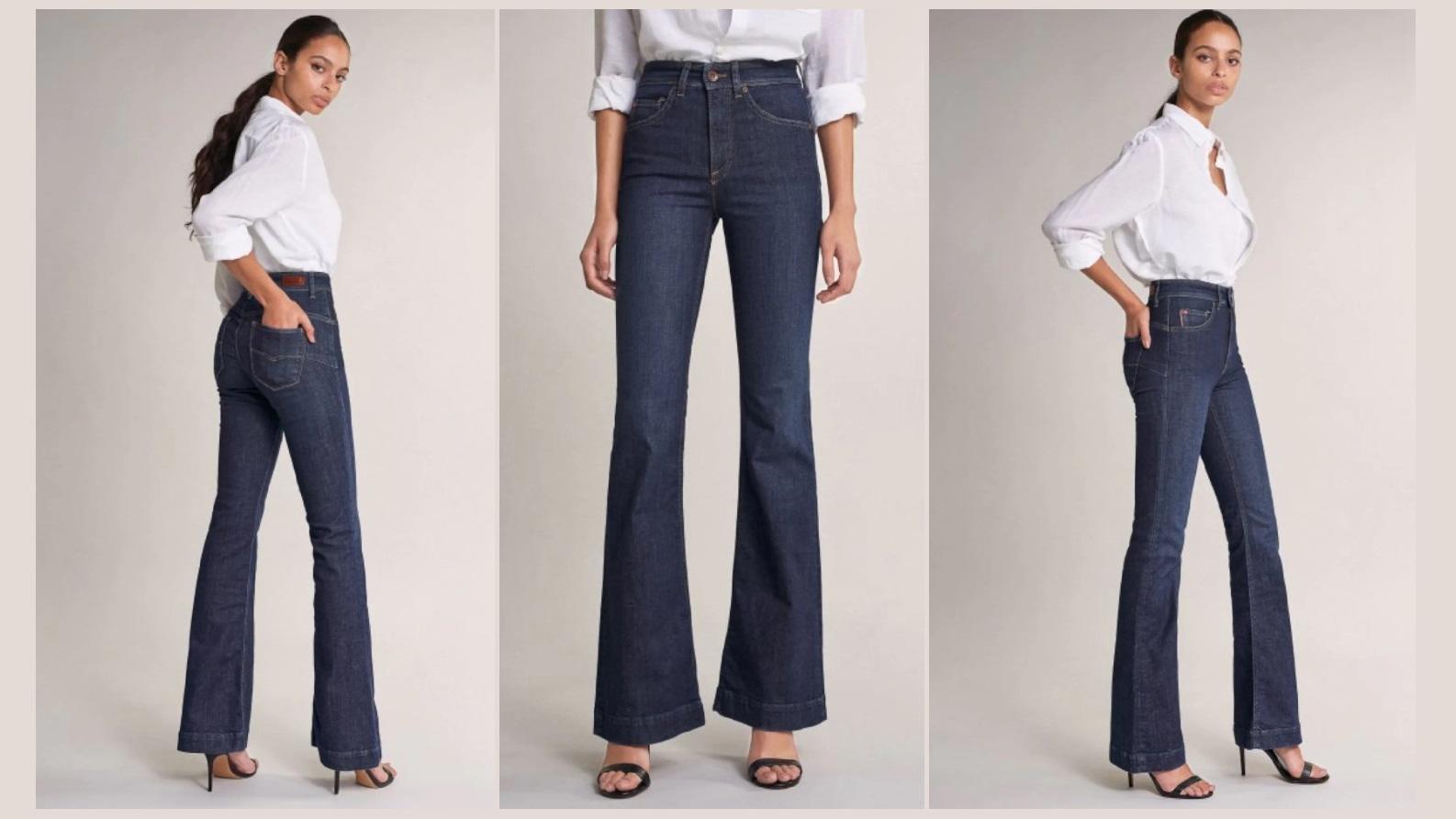 Diese 3 Trends der 2000er wollen jetzt alle wieder tragen Schlaghose von Salsa Jeans