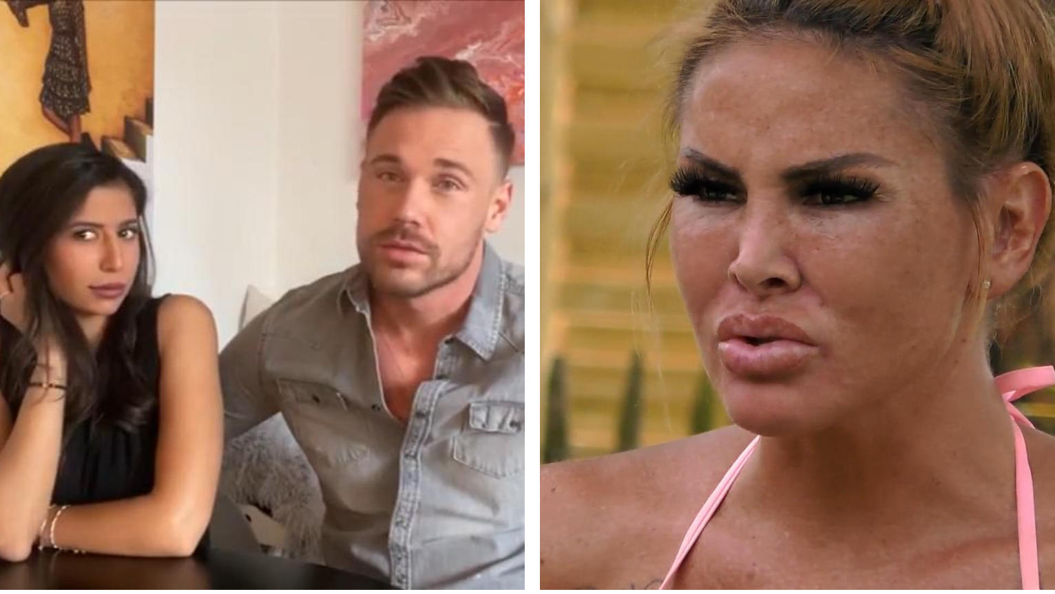 Trennung von schwangerer Eva Benetatou: Sommerhaus-Lisha greift Chris Broy an Lisha (rechts) lässt kein gutes Haar an Chris Broy, der sich von Eva Benetatou getrennt hat